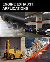 Application engine exhaust