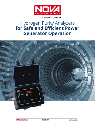 Hydrogen Purity Analyzers for Safe and Efficient Power Generator Operation